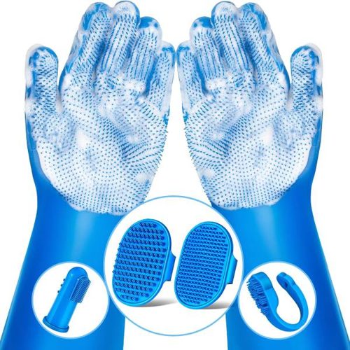Pet Grooming & Bath Gloves for Dogs